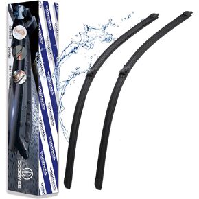 2 Wiper Blades OEM Quality Replacement For Mercedes-Benz W207 W212 E350 E400 E550 E63 AMG W204 Class C250 C300 C350 C63 AMG W218 C218 CLS550 CLS63 AMG Original Equipment wipers-24"/24" Side Lock 19mm