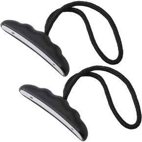 CHANGE MOORE 2 Pcs Kayak Carry Handle Pull Handle Replacement Kayak Canoe Accessories Black