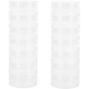 Artibetter 2pcs 7 Day Organizer Case Tower Weekly Stackable Storage