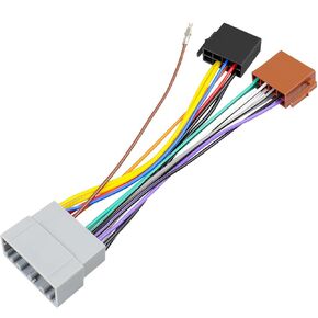 Radio Wiring Harness Adapter Compatible with Dodge Ram Caravan Charger Jeep Wrangler Commander Chrysler Voyager Sebring 22Pin Car Stereo Wire Connector