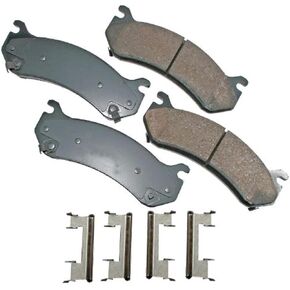 Akebono ACT785 Proact Ultra Premium Ceramic Disc Brake Pad kit, GREY