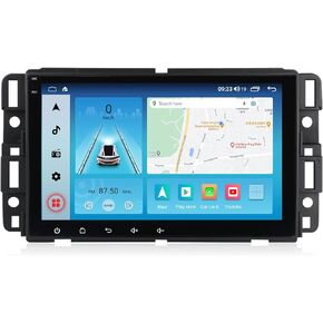 MekedeTech Android 13 Car Radio for Chevrolet/Buick/GMC Sierra Yukon Chevy Silverado Tahoe,Double Din 8 inch Touch Screen w/Wireless CarPlay/Android Auto,Blueooth 5.0/5G WiFi/4G LTE,8-Core 4G+32G