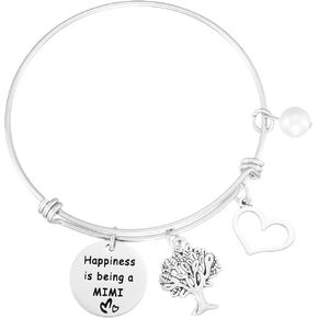 Mimi Bracelet Gifts for Women Best Mimi Ever Bangle Jewelry Gift for Mimi Charm Bracelets Mimi Bracelet