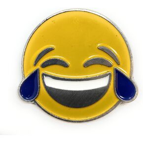Bulk 25 Pack of Crying LOL Laugh Out Loud Emoji Lapel Pins - Perfect for Employee Recognition or Student Achievement Rewards