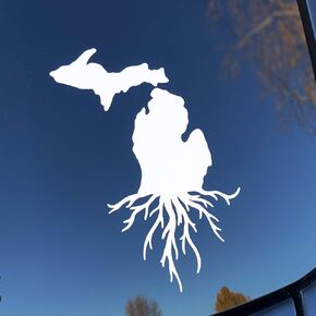 Michigan Roots Decal for Cars and Truck Michigan Roots Sticker