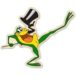 Michigan J. Frog Singing Frog Vynil Car Sticker Decal - Select Size in Kuwait