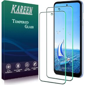 KAREEN (2 Pack) Designed for Motorola Moto G Power 2022 Tempered Glass Screen Protector, Anti Scratch, Bubble Free, 9H Hardness
