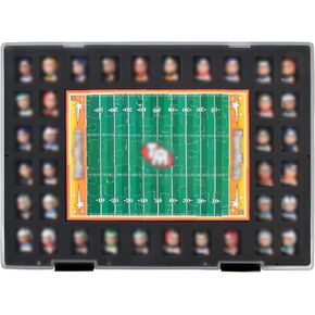 Toys Collector Box Compatible with Teenymates for Party Animal Mini Figures, Storage Organizer Display Holder for Football/ Baseball/ International Soccer Figurines (Case Only) -Black