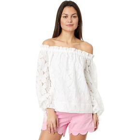 Lilly Pulitzer Women's Jamielynn Long Sleeve Off The Shoulder Top
