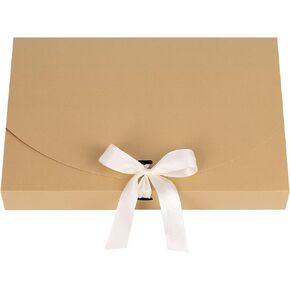 10Pack Present Box with Ribbon Bowknot Kraft Paper Gift Bag Underwear Necklace Box Scarf Bag for Wedding Party Valentines Day