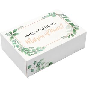 Pop Fizz Designs Maid of Honor box (1, eucalyptus)