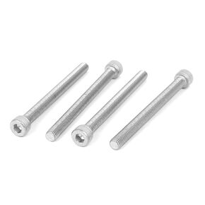 uxcell® M8x90mm Thread 304 Stainless Steel Hex Socket Head Cap Screw Bolt DIN912 4pcs