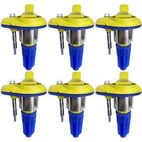 PERFORMANCE IGNITION COIL 12568062 UF303 UF-303 C1395 SET OF 6 COMPATIBLE WITH Buick Rainier Chevrolet Trailblazer GMC Envoy SUZUKI Ascender Oldsmobile Bravada Saab 9-7X 4.2L L6