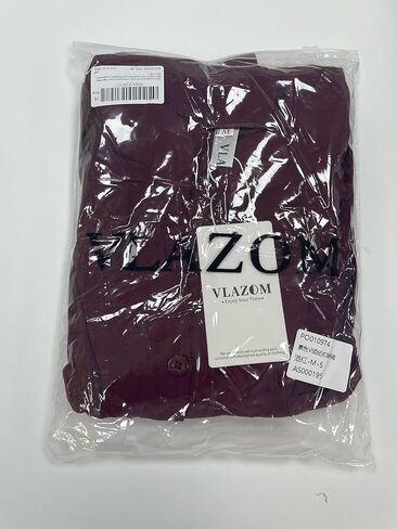 Vlazom Nighties for Women, Ladies Button Down Nightgown Short Sleeves Soft Casual Nightshirt Pajama Dress with Pocket S-XXL in Saudi Arabia