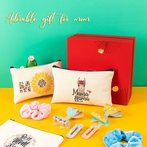 حقيبة مكياج هدية للمعلم من باربي، 12 قطعة من حقيبة مستحضرات التجميل القماشية بسحاب، حقيبة أدوات الزينة، هدايا تقدير للمعلمين in Kuwait