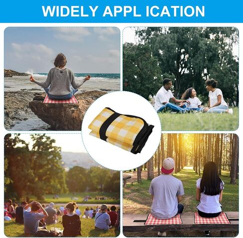 PATIKIL Outdoor Sitting Mat, Waterproof Oxford Cloth Seat Cushion, Folding Foam Mini Camping Seat for Picnic Camping Hiking Beach in Saudi Arabia