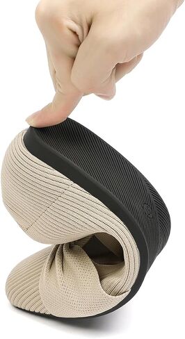 SemwissWomen Ballet Flats square toe comfortable Dressy slip on mesh knitted flat with bow Office Shoes. in Saudi Arabia