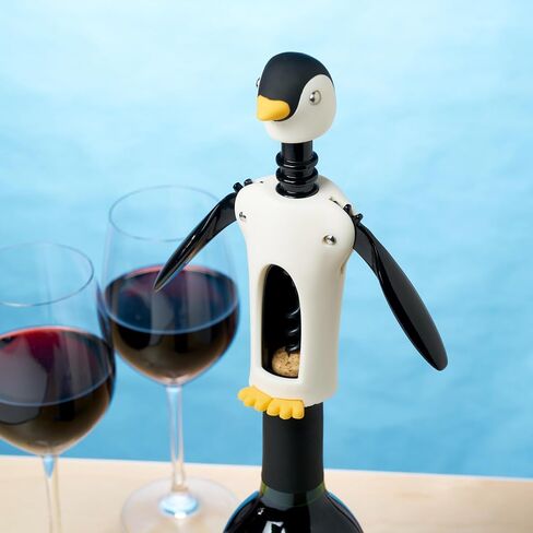 TrueZoo Allie the Black Cat Double Hinged Corkscrew, Novelty Wine Key, Waiters Corkscrew Bottle Opener, Halloween Gifts, 4.25x2.5x1 in Saudi Arabia