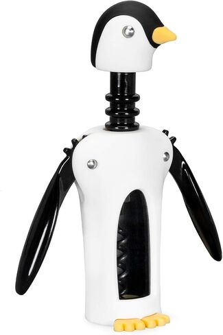 TrueZoo Allie the Black Cat Double Hinged Corkscrew, Novelty Wine Key, Waiters Corkscrew Bottle Opener, Halloween Gifts, 4.25x2.5x1 in Saudi Arabia