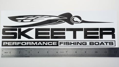 Set of 2 Skeeter Performance Fishing Boats Vinyl Decal Stickers Boat Outboard Motor Suitable for Skeeter in Saudi Arabia