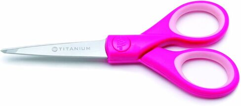 Westcott Titanium Straight Scissor with Microtip, Colors May Vary in Saudi Arabia