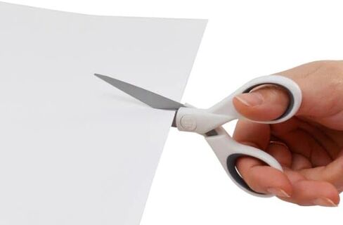 Westcott Titanium Straight Scissor with Microtip, Colors May Vary in Saudi Arabia