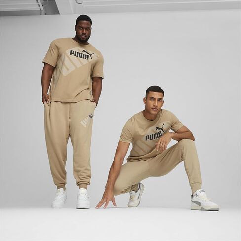 PUMA Mens Village Wear Graphic Crew Neck Short Sleeve Casual Tops Casual - Black in Kuwait