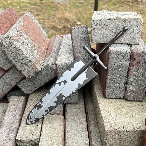 11.8In أستا السيف شيطان القاتل الأسود والبرسيم المعادن طبق الاصل سلاح نموذج الخيال لعب الأدوار تأثيري حلي in Kuwait