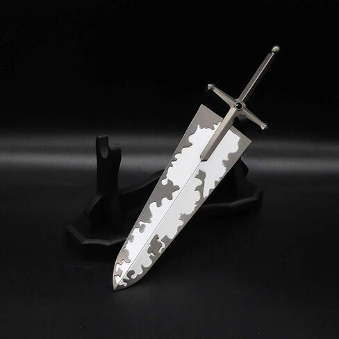 11.8In أستا السيف شيطان القاتل الأسود والبرسيم المعادن طبق الاصل سلاح نموذج الخيال لعب الأدوار تأثيري حلي in Kuwait