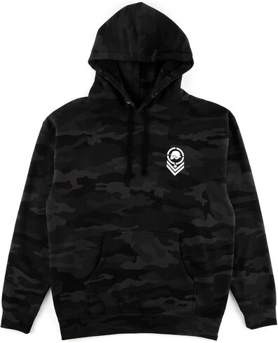 Metal Mulisha Chillin Heavyweight Hoodie Sweatshirt, Black Camo, X-Large in Saudi Arabia