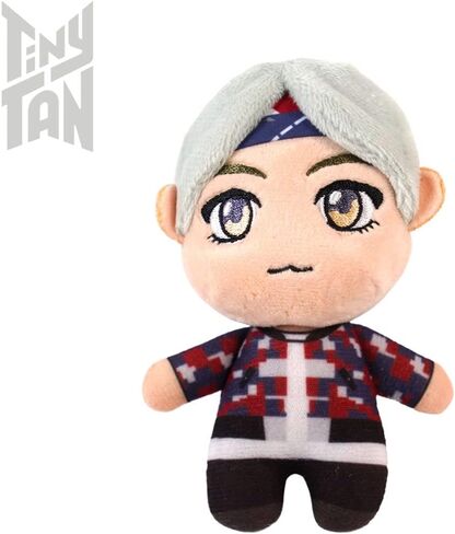 دمية سوجا القطيفة مقاس 5.1 سم من MIC Drop - بضائع مرخصة رسميًا - بلاشيز، Kpop Merch (SUGA) in Kuwait
