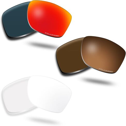عدسات بديلة لنظارات Oakley Jupiter Squared OO9135 الشمسية المستقطبة - 3 أزواج in Saudi Arabia