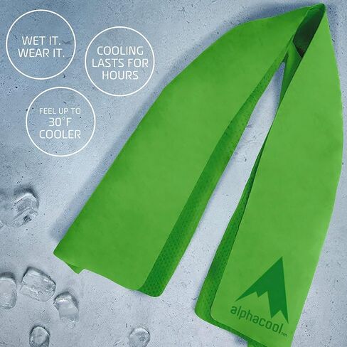 PVA Cooling Towel for Men and Women – Soft Absorbent Instant Relief Cool Towels for Hot Outdoors Sports Workout Fitness Gym Yoga – 29.5" x 13" in Saudi Arabia