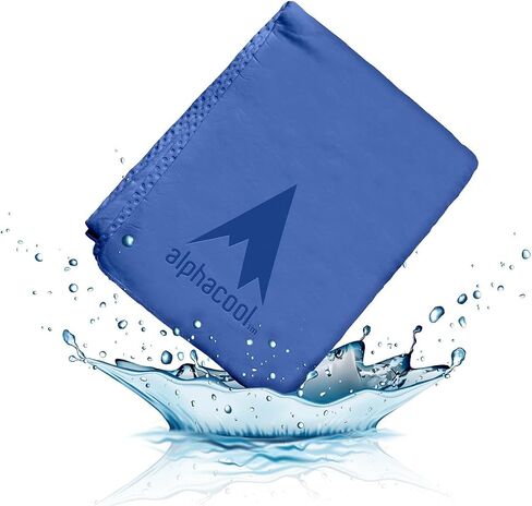 PVA Cooling Towel for Men and Women – Soft Absorbent Instant Relief Cool Towels for Hot Outdoors Sports Workout Fitness Gym Yoga – 29.5" x 13" in Saudi Arabia