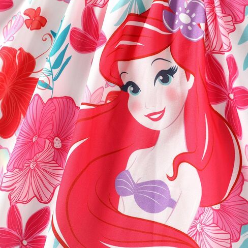 Disney Princess Toddler Girl Dress Short Sleeve Daisy Mesh Overlay Fairy Dress 2-6 Years… in Saudi Arabia