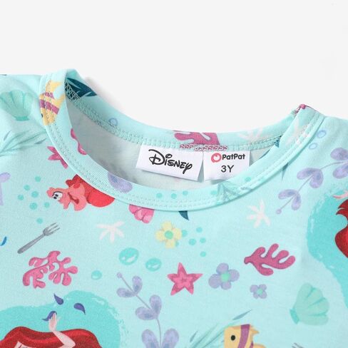 Disney Princess Toddler Girl Dress Short Sleeve Daisy Mesh Overlay Fairy Dress 2-6 Years… in Saudi Arabia