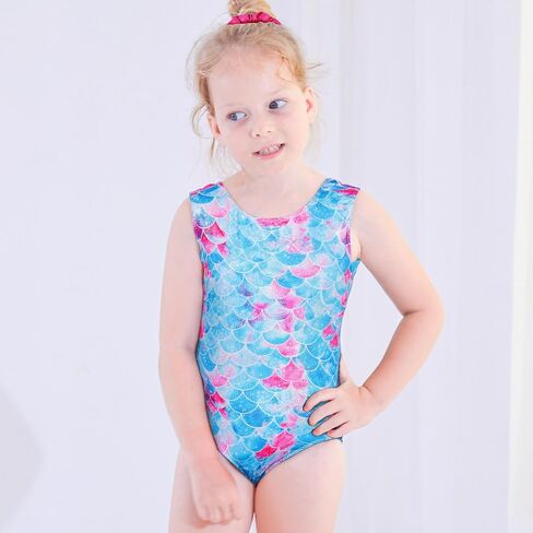 BAOHULU Girls Christmas Gymnastics Leotards Sparkle Athletic Clothes Dance Set with Matching Hair Scrunchie in Saudi Arabia