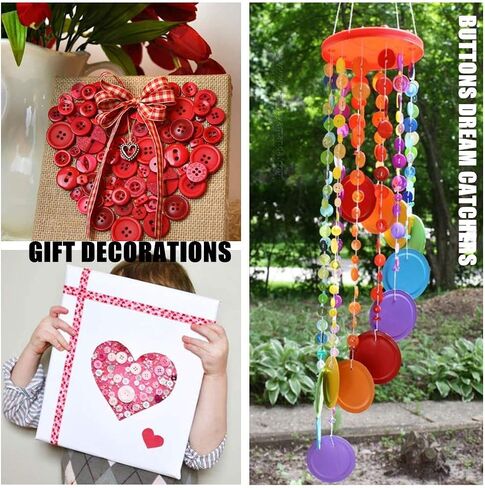 400 Pieces Assorted Colors Resin Buttons 2-Holes Sewing Decorative Buttons Flatback for Crafts Embellishments Scrapbooking Painting Christmas Ornaments (Star Shaped) in Saudi Arabia