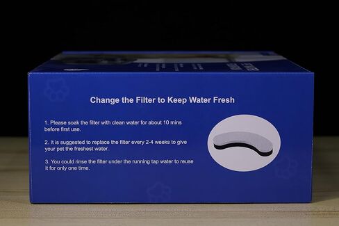 نافورة مياه للكلاب من NPET DF10، موزع مياه أوتوماتيكي كبير سعة 170 أونصة/1.3 جالون/5 لتر مع مجموعة تنظيف، وفلتر بديل للقطط والكلاب والحيوانات الأليفة المتعددة (المحول غير متضمن) in Kuwait