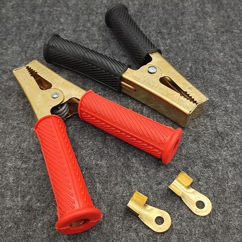 2pcs Power Replacement Jumper Cable Heavy Duty Battery Jumper Cable Clamps Heavy Duty Pure Copper Car Battery Clamps - Jumper cable clamp Replacements for Jump Starter Cables (1000A) in Saudi Arabia