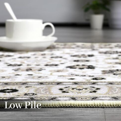 CAROMIO Area Rug 2x3 Door Mat Washable Indoor Area Rug Vintage Rug Area Rug Distressed Medallion Area Rug Non Slip Boho Floor Carpet for Living Room Bedroom Kitchen Home Office,Blue/Yellow in Saudi Arabia