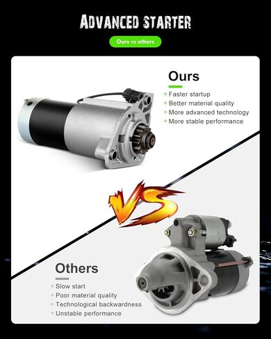 SCITOO Starters New Compatible for Nissan Frontier Pickup/Xterra 2005-2015 Pathfinder 2005-2012 4.0L for Suzuki Equator 2009-2012 4.0L 17942N SMT0260 in Saudi Arabia