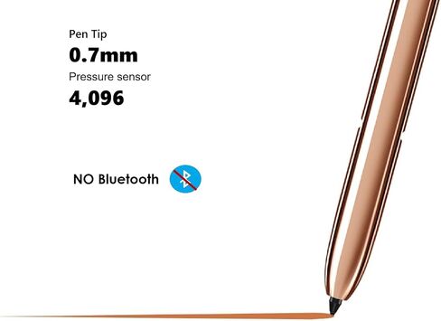 2PCS Note 20 Pen Replacement for Galaxy Note 20/Note20 Ultra 5G Stylus Pen Touch S Pen (Without Bluetooth) + 5*Tips Nibs (2*Pen-Bronze) in Saudi Arabia
