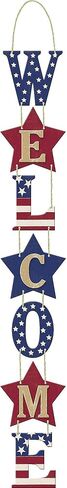 Amscan 241403 Americana Welcome MDF Sign, 28" x 4", 1 Pc in Saudi Arabia