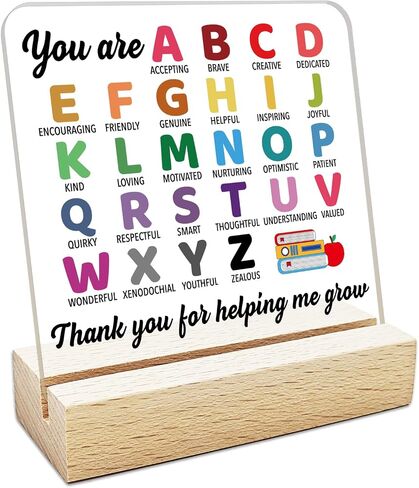 Friend Gifts Motivational Friendship Acrylic Sign Gifts Thank You Friend Gifts Christma Birthday Plaque Gifts Clear Desk Sign Keepsake Acrylic Plaque with Wood Stand for Home Office Decor in Kuwait