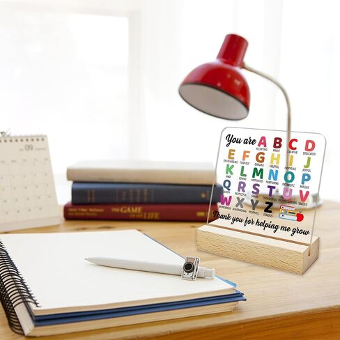 Friend Gifts Motivational Friendship Acrylic Sign Gifts Thank You Friend Gifts Christma Birthday Plaque Gifts Clear Desk Sign Keepsake Acrylic Plaque with Wood Stand for Home Office Decor in Kuwait