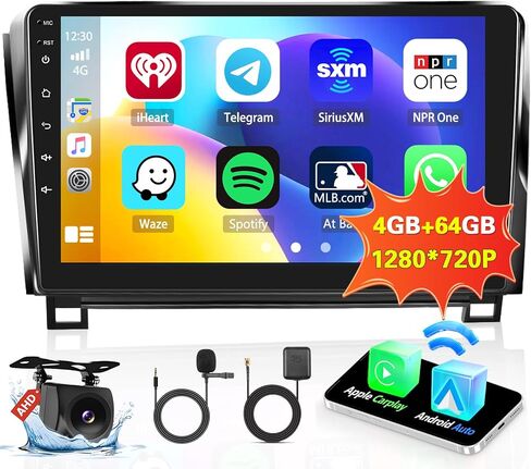 8 النوى 4+64G Android 13 ستيريو لـ 2007-2013 Toyota Tundra، 2008-2017 Toyota Sequoia، شاشة لمس 10.1 بوصة مع CarPlay اللاسلكي Android Auto GPS Navi WiFi DSP Bluetooth FM RDS in Kuwait