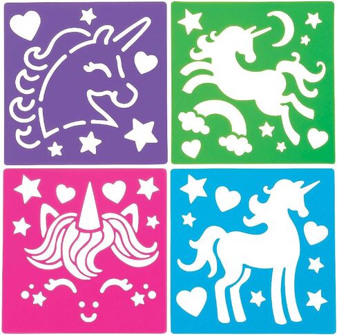 UNICORN STENCILS - Stationery - 12 Pieces in Saudi Arabia