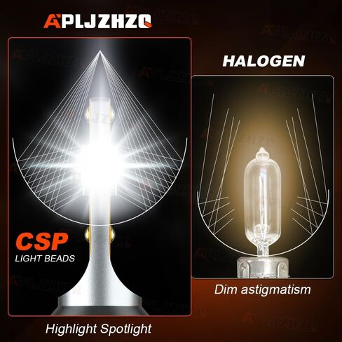 مجموعة مصابيح كهربائية 9005 H11 متوافقة مع Ford F150 2015-2023، 9005 High Beam، H11 Low Beam، 9005 مصابيح ضباب، هالوجين بديل، 6000K أبيض، التوصيل والتشغيل، حزمة من 4 in Kuwait