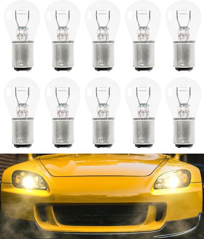 10PCS 1157 Bulb,Car Accessories Automotive Stop and Tail Lights Bulbs,Brake Light Bulb,Turn Signal Bulb Replacement for Marker Tail Running Parking Backup Lights,Fits 2357 1016 1034 1076 in Saudi Arabia